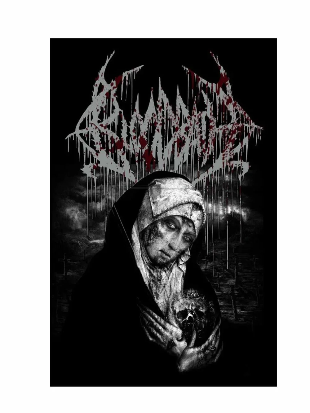 BLOODBATH GRAND MORBID FUNERAL Tapestry Fabric Cloth Poster Flag Banner Box 3